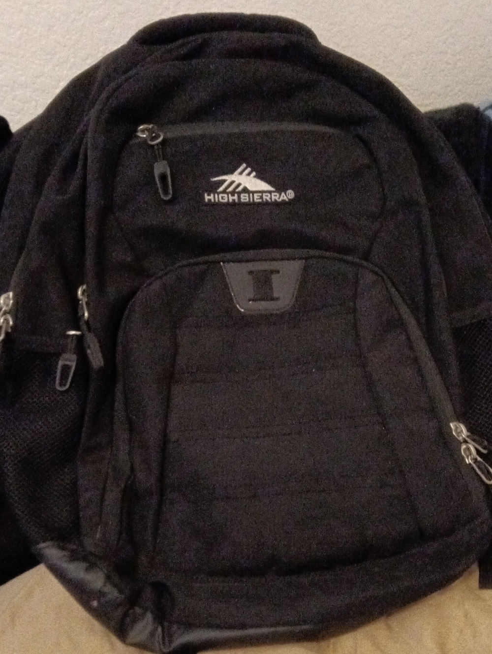 High Sierra Black Men's Everyday Backpack with Multiple Pockets